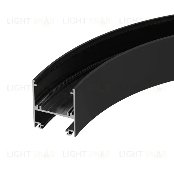 Алюминиевый профиль Arlight SL-ARC-5060-D1000-A90 Black (дуга 1 из 4) 029268 029268