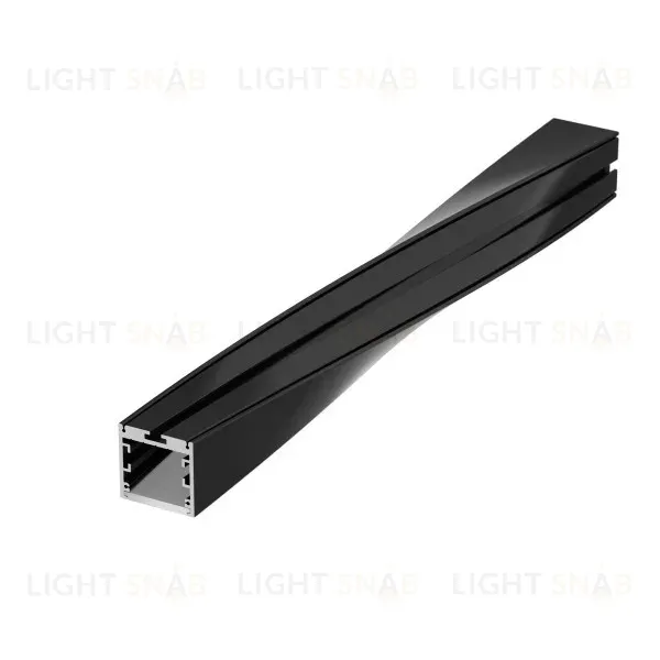 Алюминиевый профиль Arlight SL-ARC-3535-Twist90R-400 Black 032682 032682