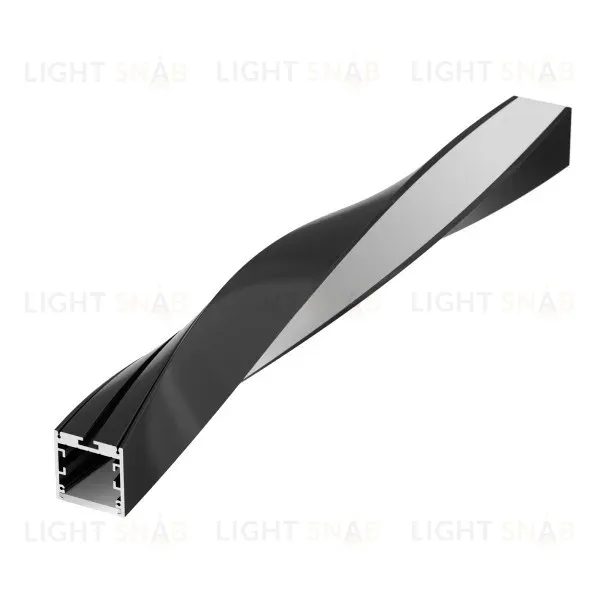 Алюминиевый профиль Arlight SL-ARC-3535-Twist180-500 Black 032685 032685