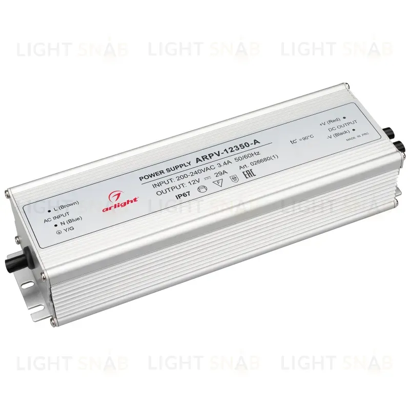 Блок питания Arlight ARPV-12350-A (12V, 29.0A, 350W) 026680(1) 026680(1)