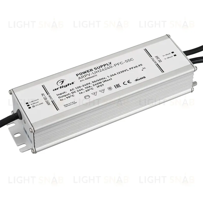 Блок питания Arlight ARPV-UH24240-PFC-55C (24V, 10.0A, 240W) 025046(1) 025046(1)