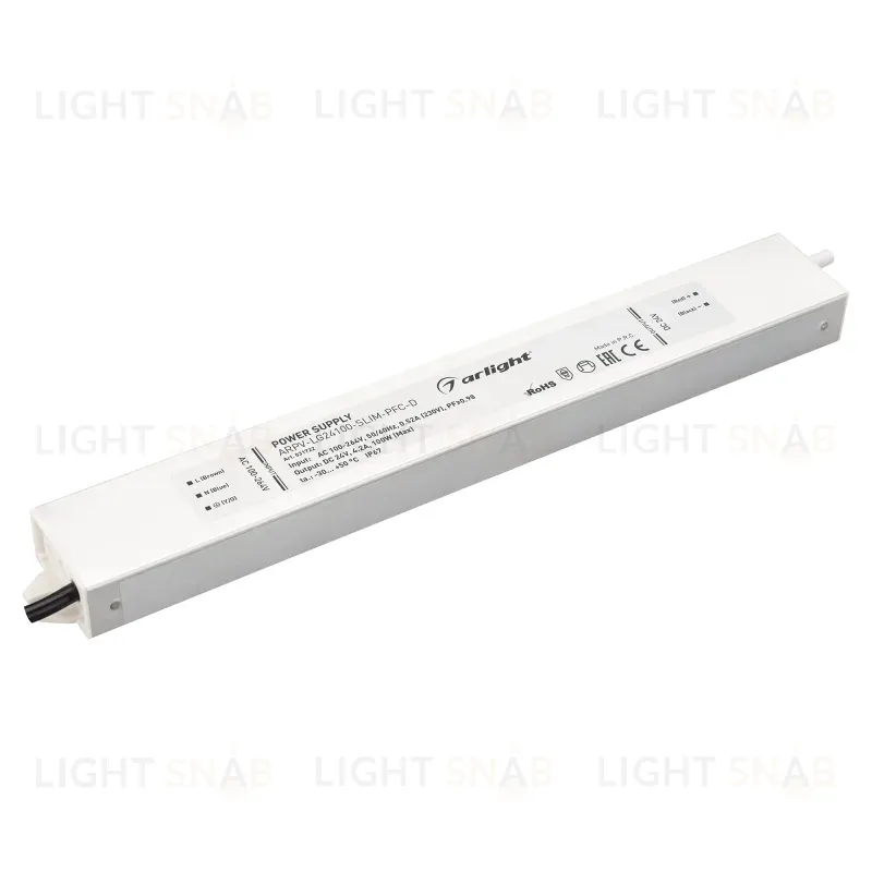 Блок питания Arlight ARPV-LG24100-Slim-PFC-D (24V, 4.2A, 100W) 031722 031722