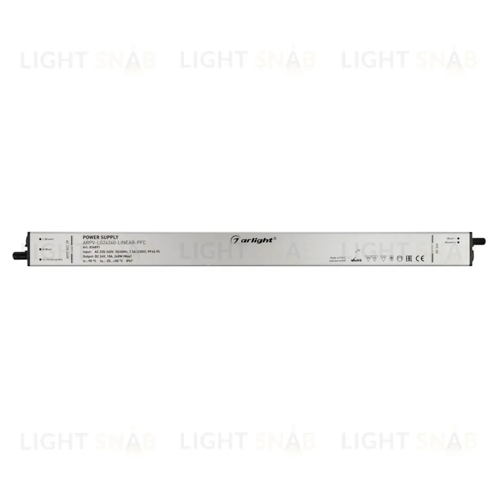 Блок питания Arlight ARPV-LG24240-Linear-PFC (24V, 10A, 240W) 034891 034891