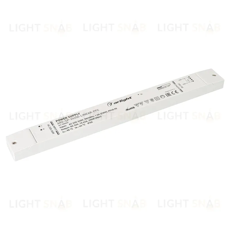 Блок питания Arlight ARV-SP-24250-Linear-PFC (24V, 10.42A, 250W) 032627 032627