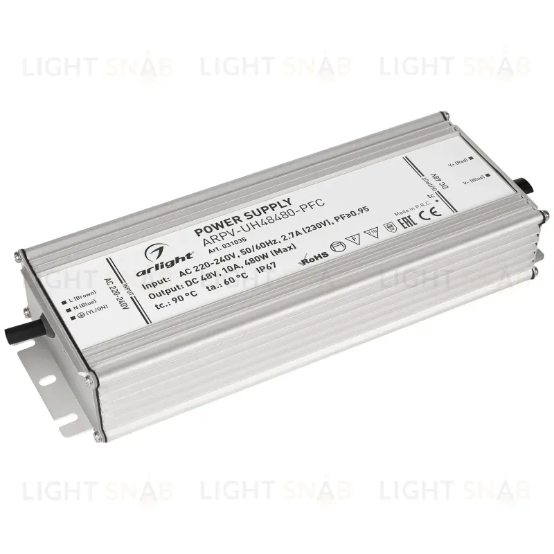 Блок питания Arlight ARPV-UH48480-PFC (48V, 10A, 480W) 031035 031035