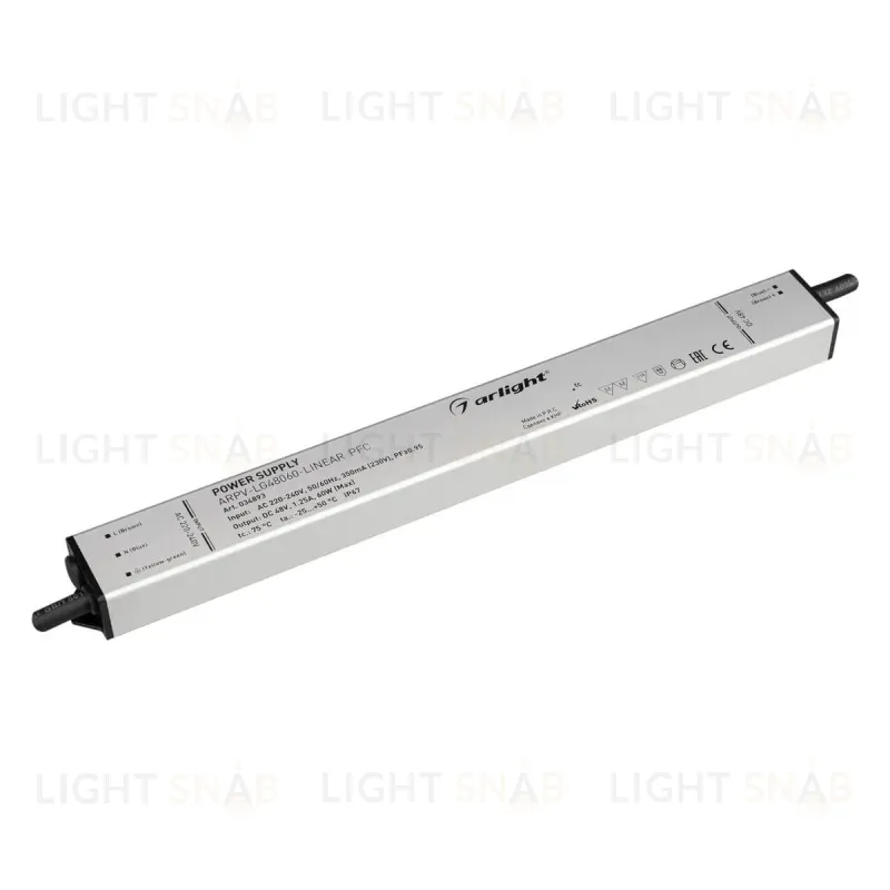 Блок питания Arlight ARPV-LG48060-Linear-PFC (48V, 1.25A, 60W) 034893 034893