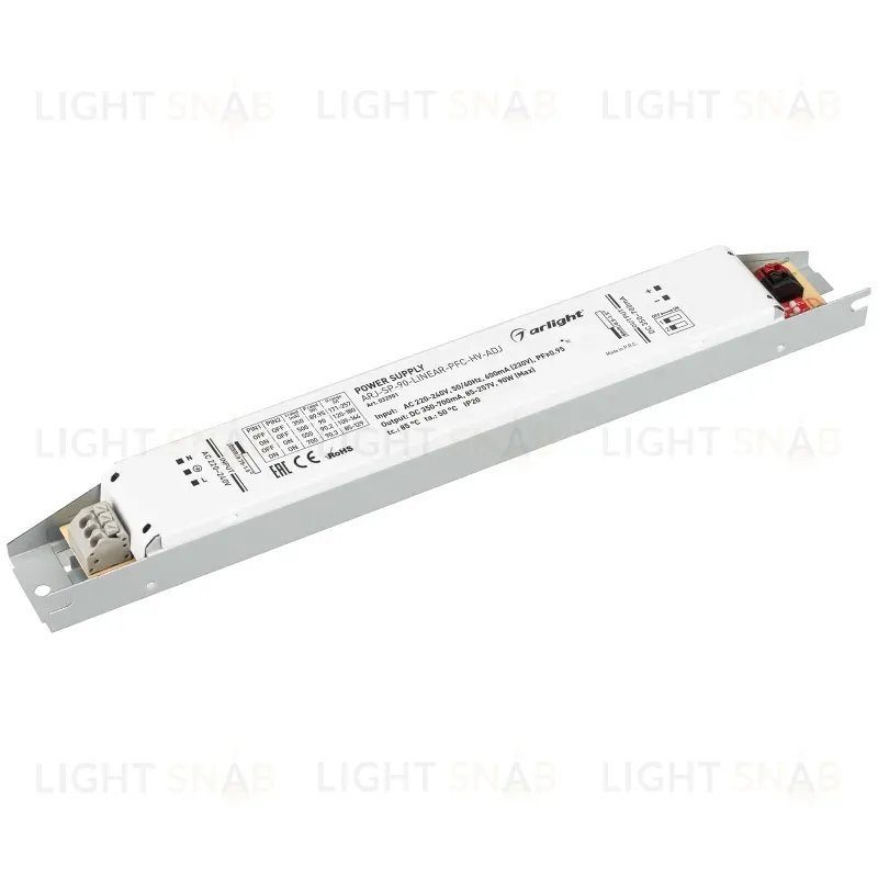 Блок питания Arlight ARJ-SP-90-Linear-PFC-HV-ADJ (90W, 350-700mA) 032901 032901