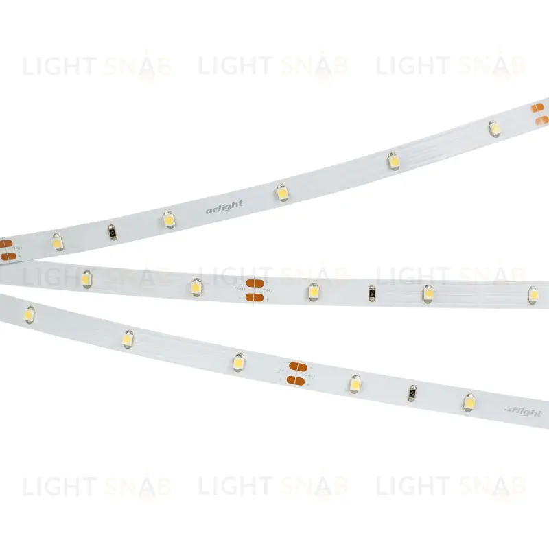 Светодиодная лента Arlight RT-A30-8mm 24V Warm2700 (2.9 W/m, IP20, 2835, 5m) 019919(2) 019919(2)