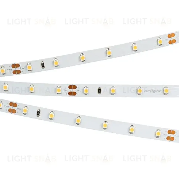 Светодиодная лента Arlight RT-A60-8mm 24V Warm2700 CRI98 (4.8 W/m, IP20, 2835, 5m) 021414(2) 021414(2)