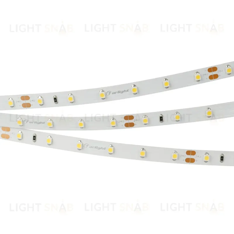 Светодиодная лента Arlight RT-A60-8mm 24V White6000 (4.8 W/m, IP20, 2835, 50m) 024581(2) 024581(2)