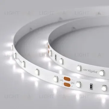 Светодиодная лента Arlight RT-A60-8mm 24V White6000 (4.8 W/m, IP20, 2835, 5m) 011504(2) 011504(2)