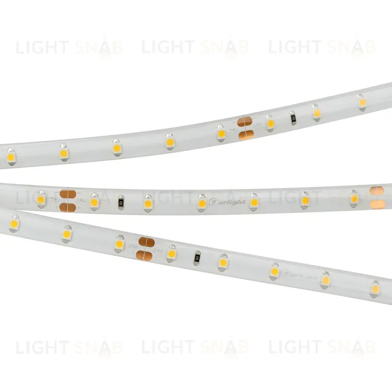 Светодиодная лента герметичная Arlight RTW-SE-A60-8mm 24V White6000 (4.8 W/m, IP65, 2835, 5m) 024261(2) 024261(2)