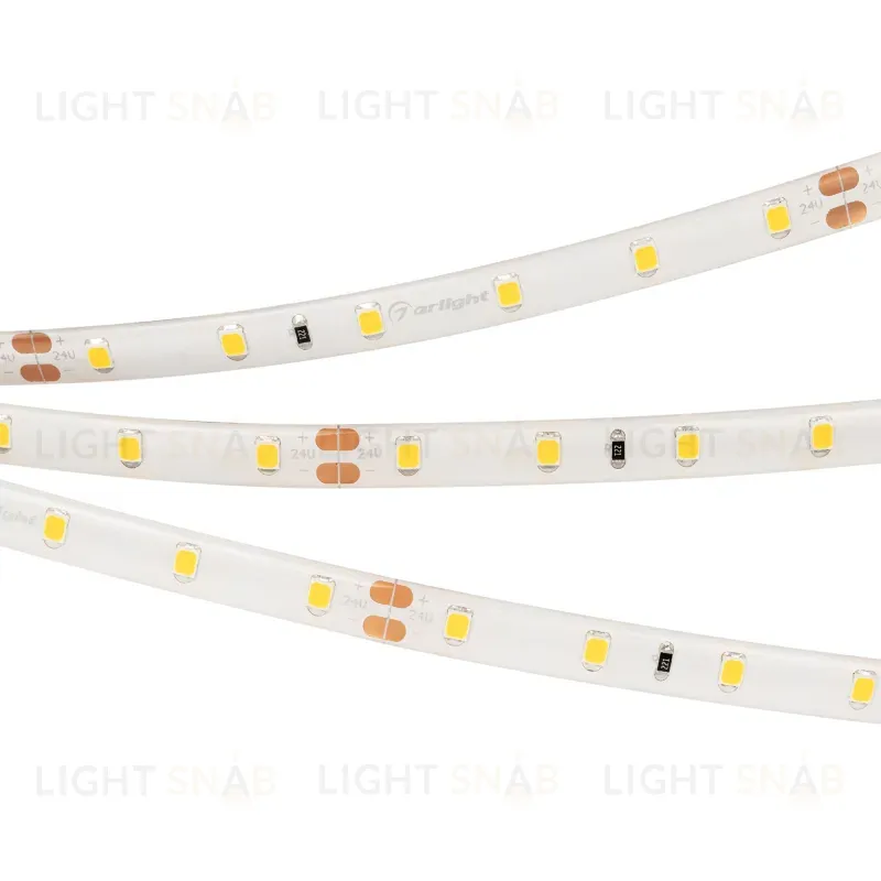 Светодиодная лента герметичная Arlight RTW-SE-A60-8mm 24V White6000 (7.2 W/m, IP65, 2835, 5m) 020522(2) 020522(2)