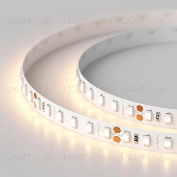 Светодиодная лента Arlight RT-A120-8mm 24V Warm2700 (9.6 W/m, IP20, 2835, 50m) 024572(2) 024572(2)