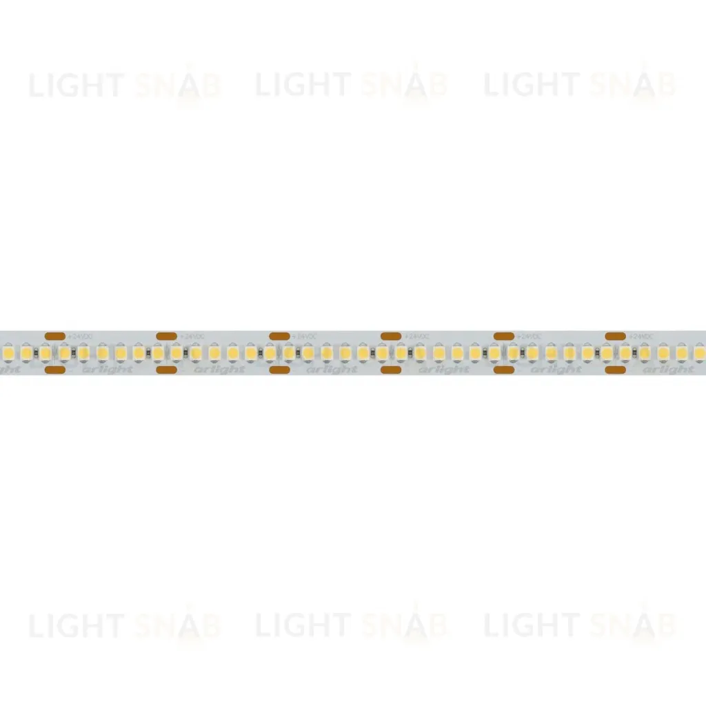 Светодиодная лента Arlight RT-A240-10mm 24V Warm2700 (19.2W/m, IP20, 3528, 5m) 017428(1) 017428(1)