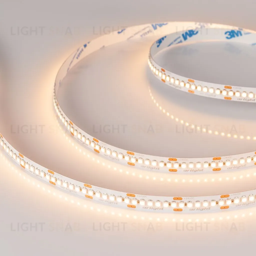 Светодиодная лента Arlight RT-A240-10mm 24V Warm2700 (19.2W/m, IP20, 3528, 5m) 017428(1) 017428(1)