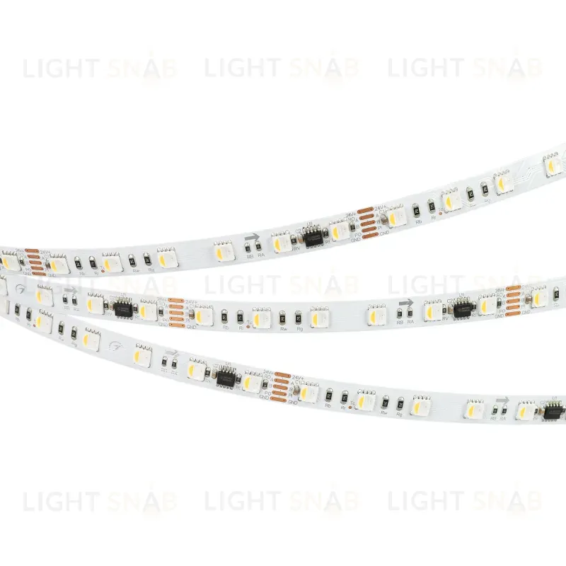 Светодиодная лента Arlight DMX-B60-10mm 24V RGBW-PX6 (18 W/m, IP20, 5060, 5m) 033449 033449