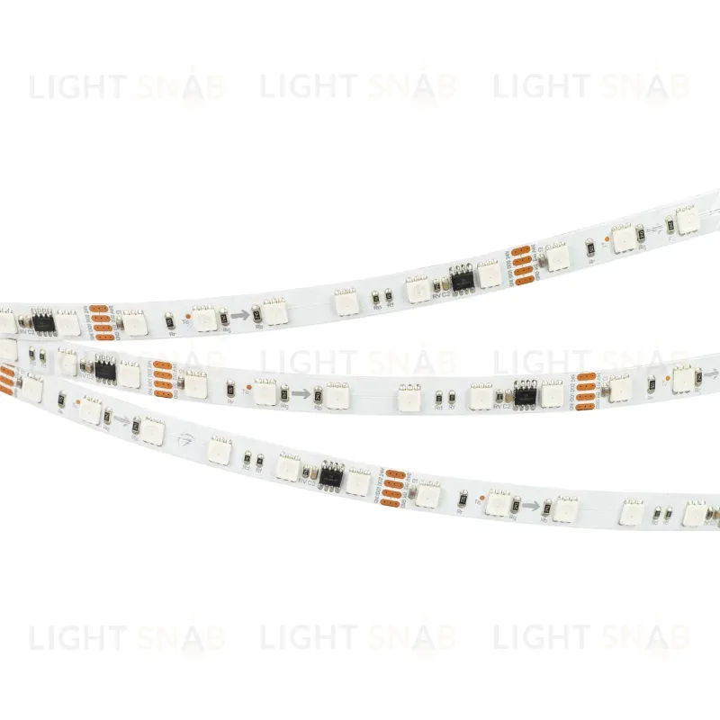 Светодиодная лента Arlight SPI-B60-10mm 24V RGB-PX6-RAM (15 W/m, IP20, 5060, 5m) 033447 033447