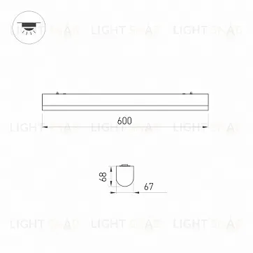 Потолочный светильник Arlight ALT-Largo-600-15W Day4000 030989 030989