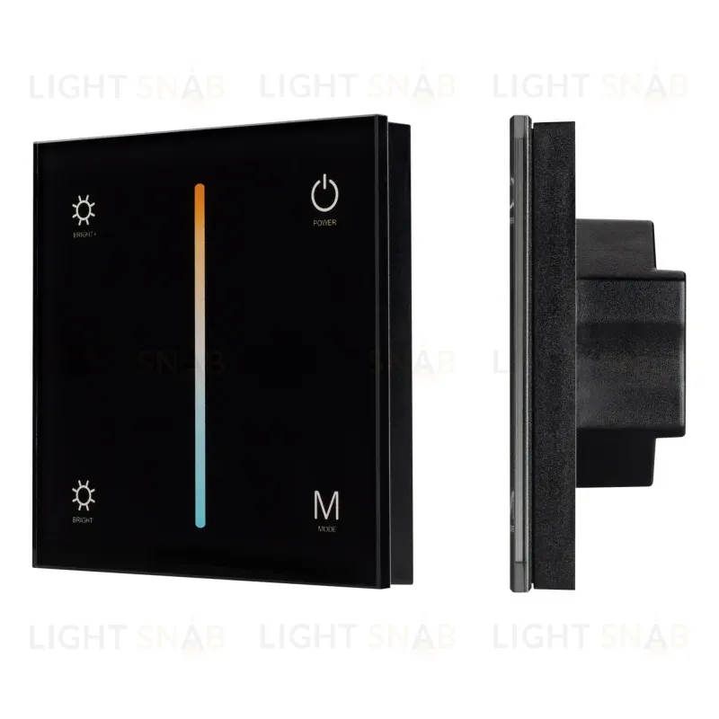 Панель Arlight Smart-P21-Mix-G-IN Black (12-24V, 4x3A, Sens, 2.4G) 033765 033765