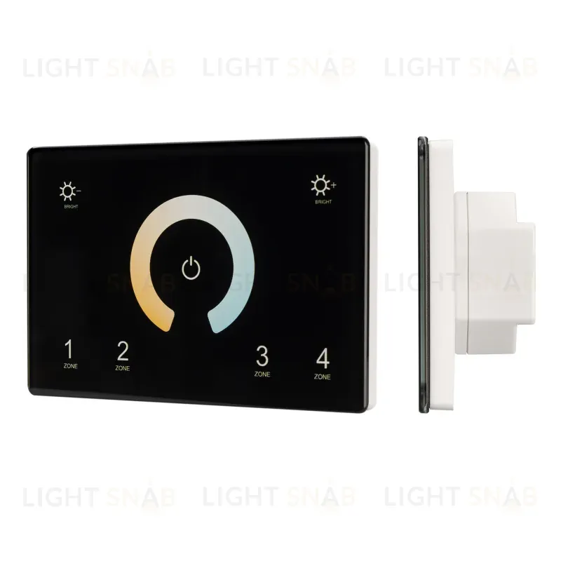 Панель Arlight Sens Smart-P81-Mix Black (230V, 4 зоны, 2.4G) 028401 028401