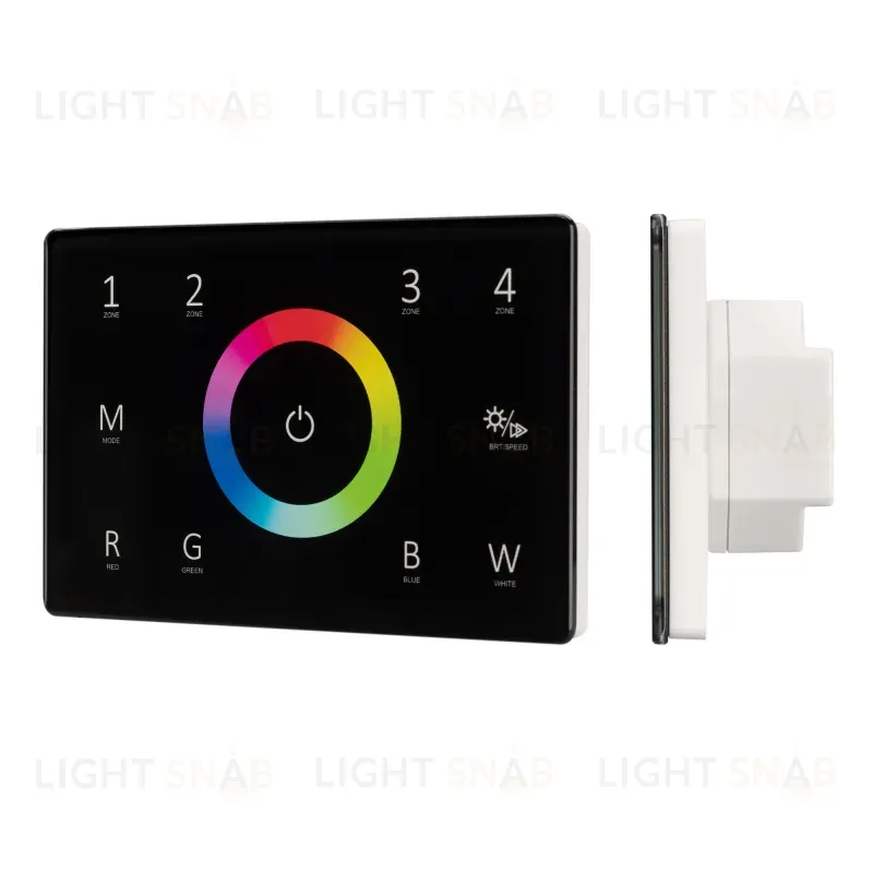 Панель Arlight Sens Smart-P85-RGBW Black (230V, 4 зоны, 2.4G) 028405 028405