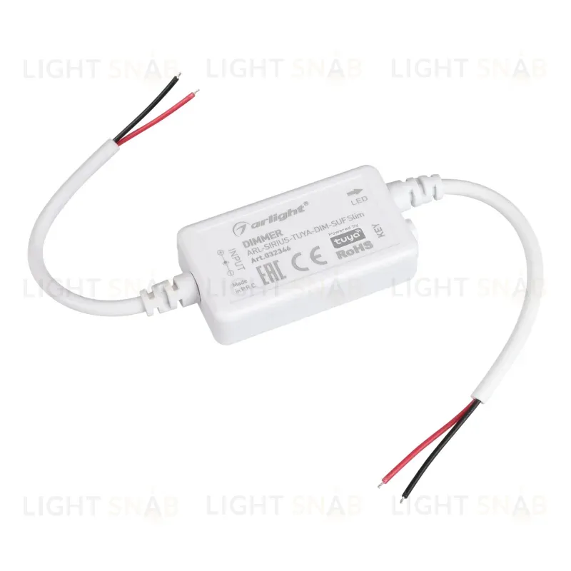 Диммер Arlight ARL-Sirius-Tuya-Dim-SUF Slim (12-24V, 1x6A, 2.4G) 032346 032346