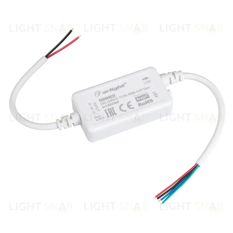 Диммер Arlight ARL-Sirius-Tuya-RGB-SUF Slim (12-24V, 3x2A, 2.4G) 032348 032348