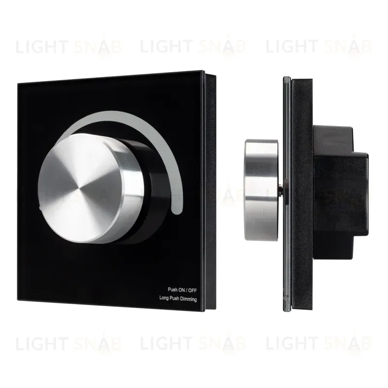 Панель Arlight Smart-P37-Dim-IN Black (230V, 1.2A, Triac, Rotary, 2.4G) 028109 028109