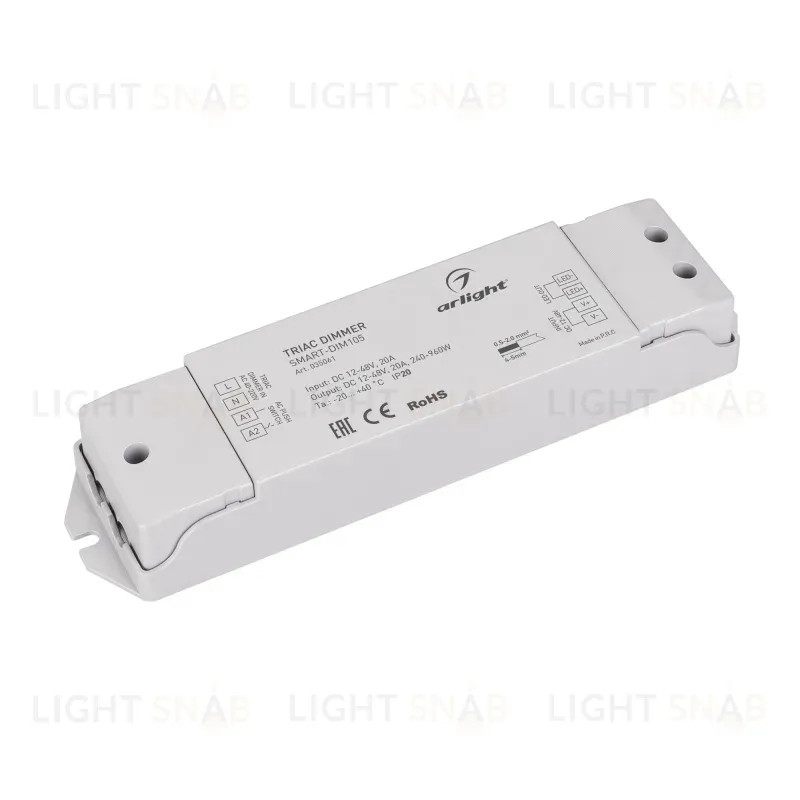Диммер Arlight Smart-Dim105 (12-48V, 20A, Triac) 035061 035061