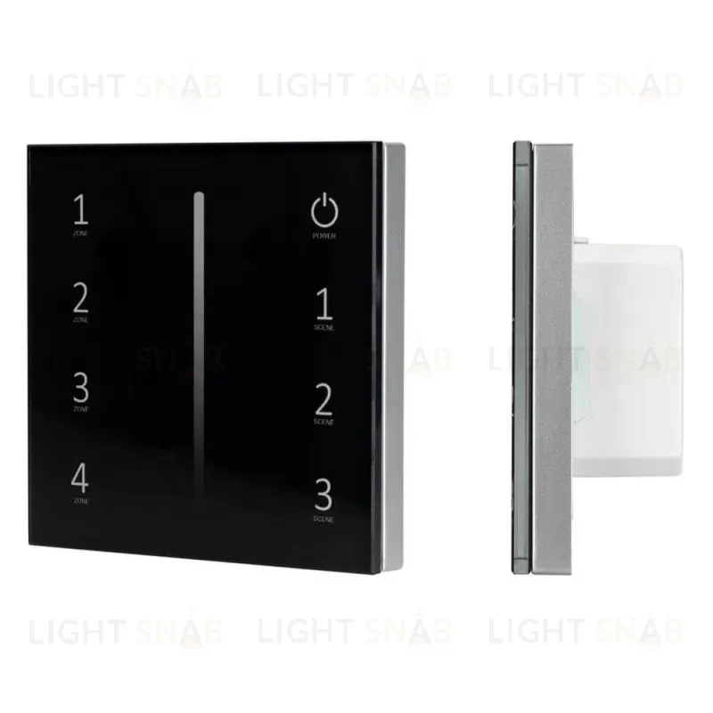 Панель Arlight Smart-P34-Dim-IN Black (230V, 0-10V, Sens, 2.4G) 028112 028112