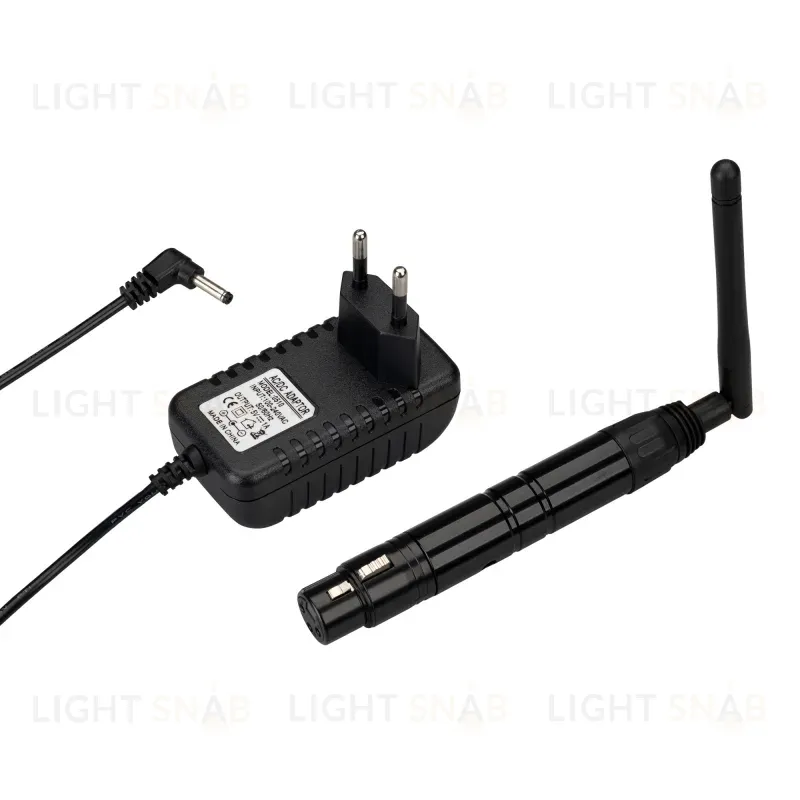 Усилитель Arlight Smart-DMX-Receiver Black (5V, XLR3 Male, 2.4G) 028417 028417