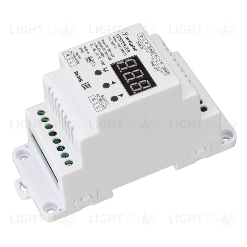 Конвертер Arlight Smart-K29-DMX512 (230V, 1x2A, Triac, Din) 027131 027131
