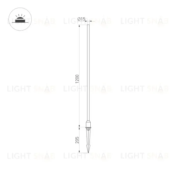 Ландшафтный светильник Arlight KT-Champagne-L1200-3W Warm3000 034168 034168