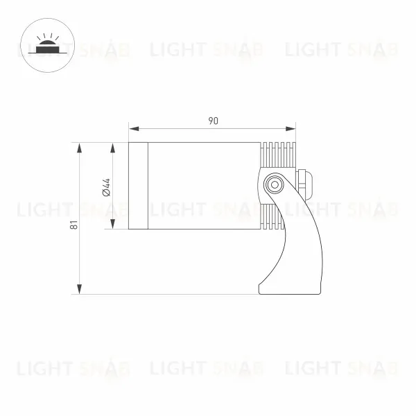 Уличный светильник Arlight KT-Water-R44-8W White6000 032756 032756