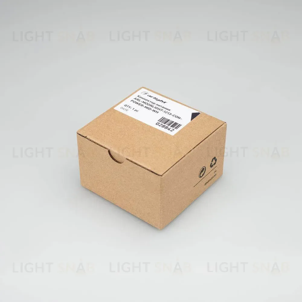Коннектор питания Arlight ARL-Moonlight-1213-Con-Power-MID-WH 028842 028842