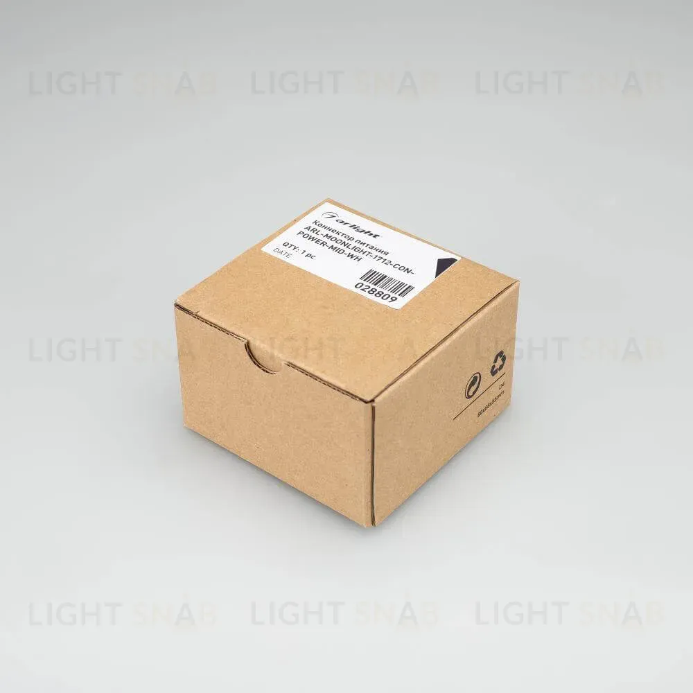 Коннектор питания Arlight ARL-Moonlight-1712-Con-Power-MID-WH 028809 028809