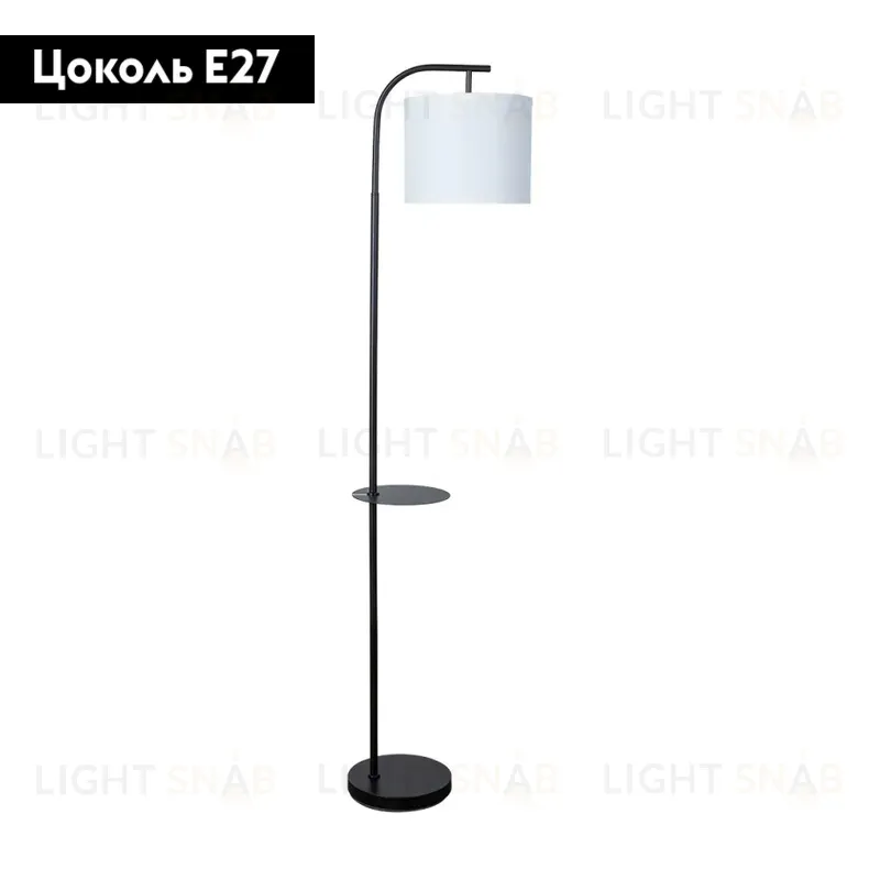 Торшер Arte Lamp Connor A4053PN-1BK A4053PN-1BK