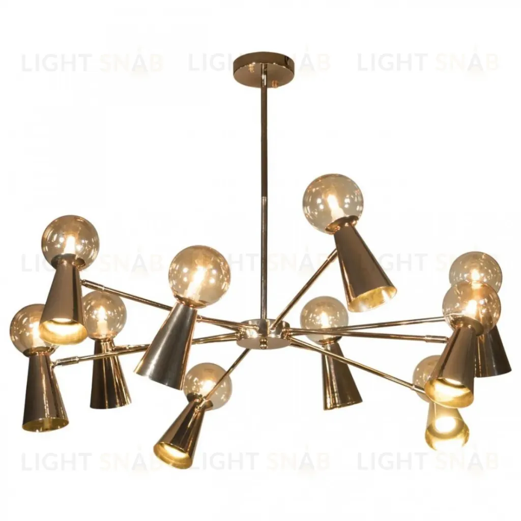 Люстра на штанге Loft IT Halley 10046/10 Gold 10046/10 Gold