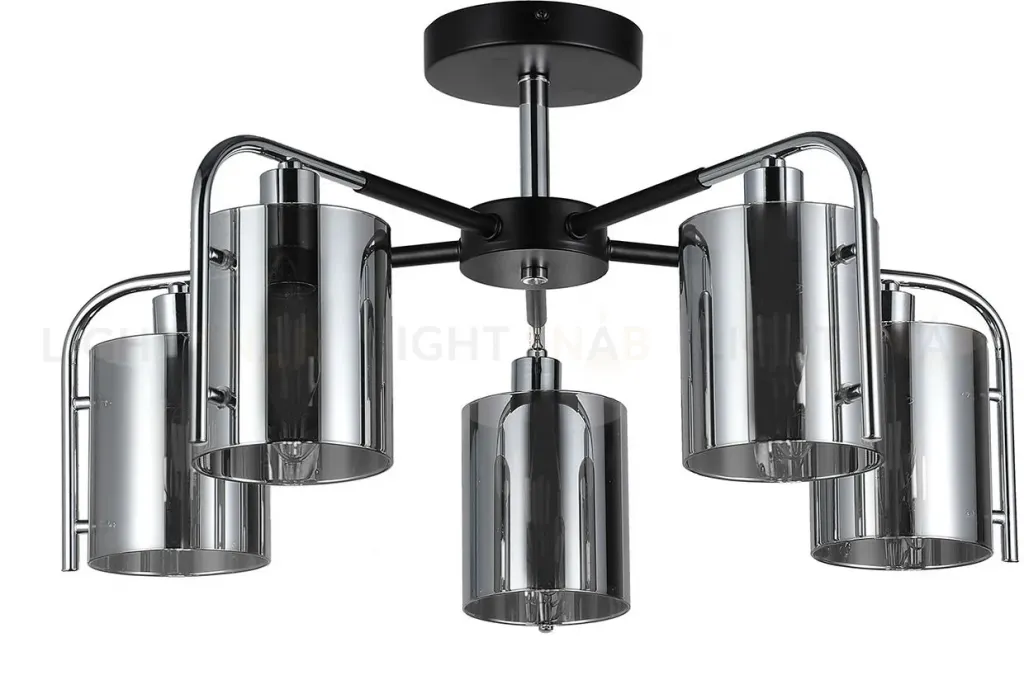 Люстра на штанге Escada Elegant 671/5P Chrome 671/5P Chrome
