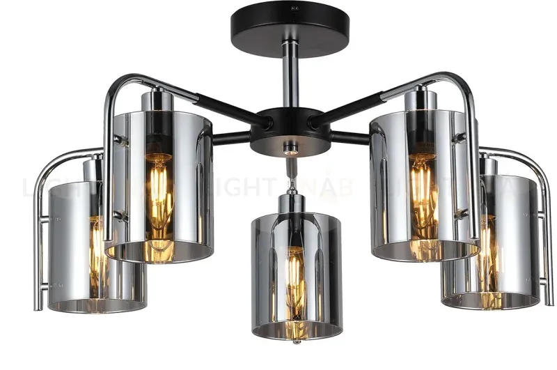 Люстра на штанге Escada Elegant 671/5P Chrome 671/5P Chrome