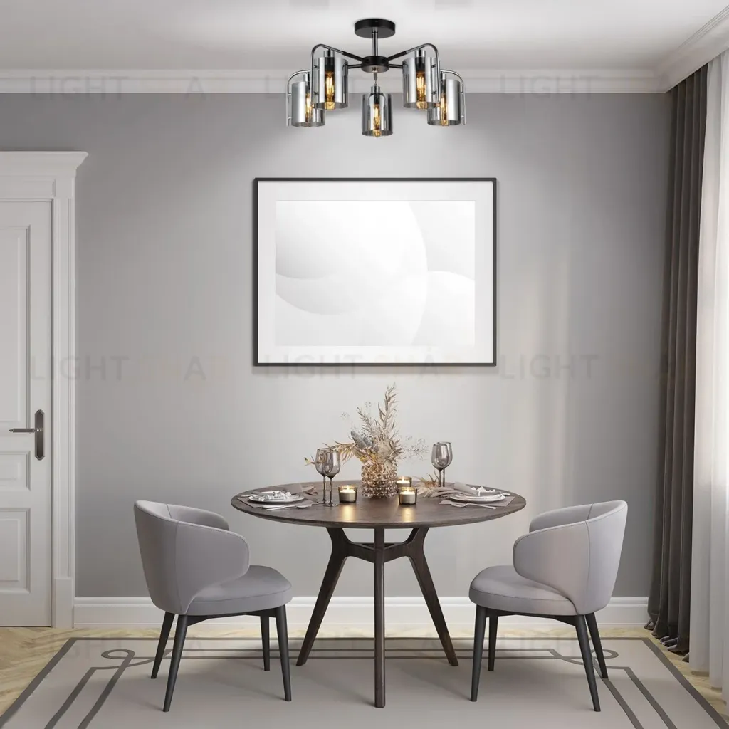 Люстра на штанге Escada Elegant 671/5P Chrome 671/5P Chrome
