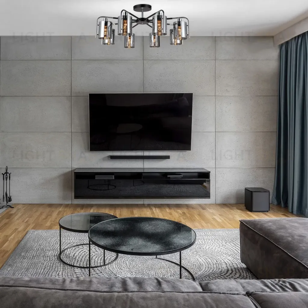 Люстра на штанге Escada Elegant 671/8P Chrome 671/8P Chrome