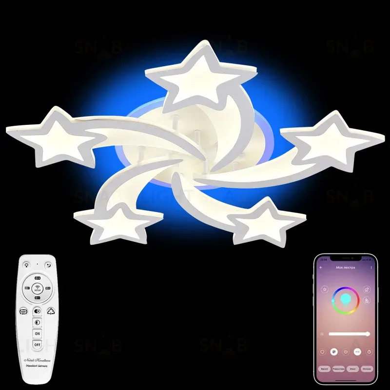 Потолочная люстра Natali Kovaltseva LED LAMPS 81145 LED LAMPS 81145