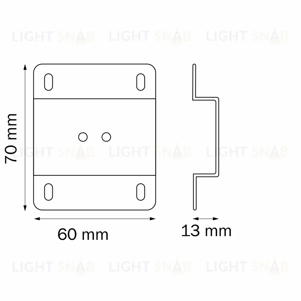 Планка крепежная к треку Lightstar Barra 505170 505170