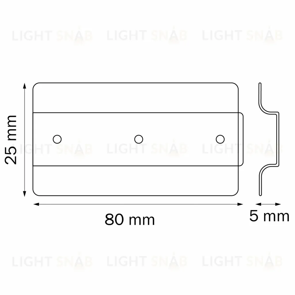Планка соединительная к треку Lightstar Barra 505180 505180