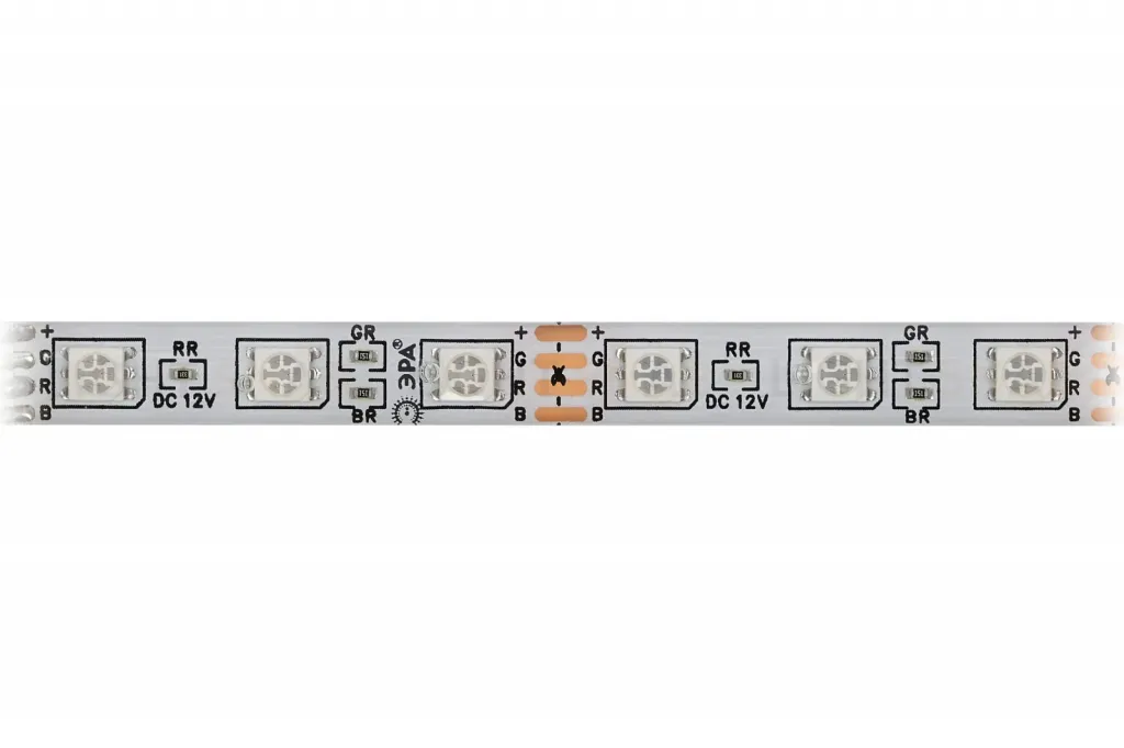 Светодиодная влагозащищенная лента ЭРА 14,4W/m 60LED/m 5050SMD RGB 5M 5050kit-14,4-60-12-IP65-RGB-5m Б0043070 Б0043070
