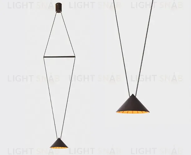Подвесной светильник Italline IT03-1430 black/orange IT03-1430 black/orange
