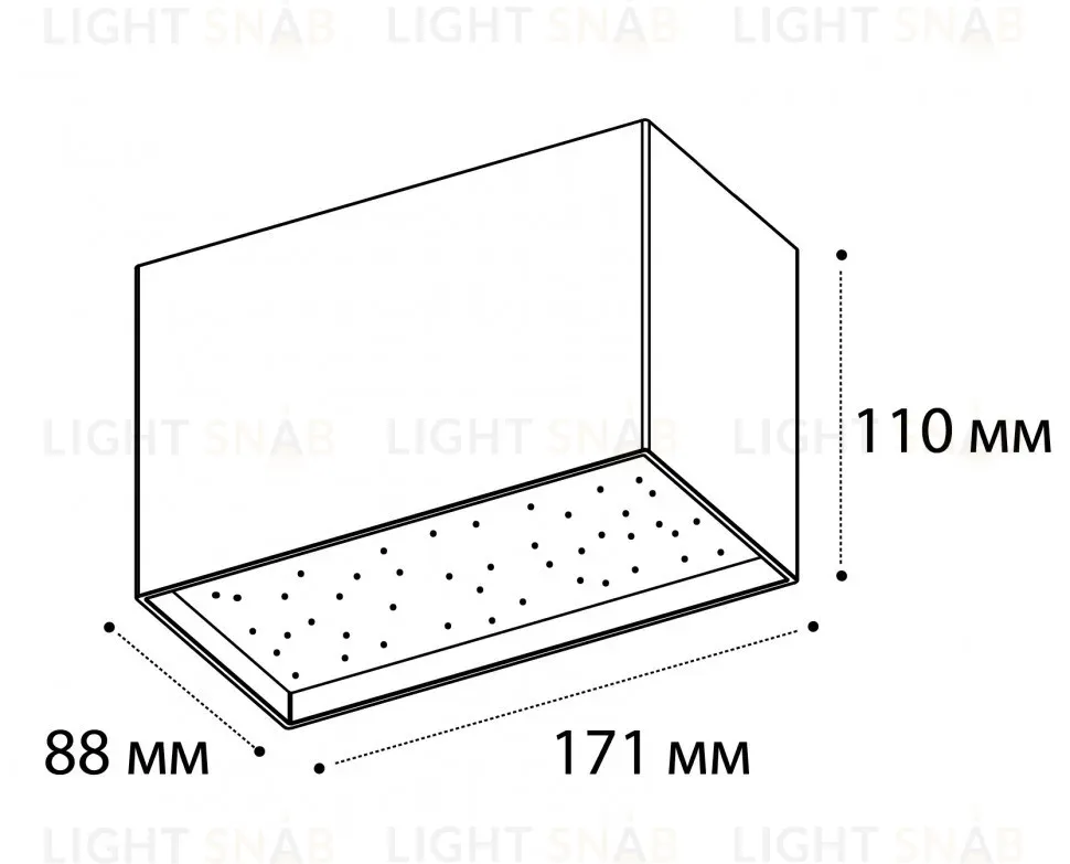 Накладной светильник Italline DL 3029 white 3000K DL 3029 white 3000K