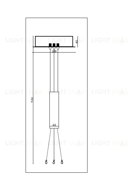 Основание для светильника Maytoni Zon C032C-04-MG C032C-04-MG